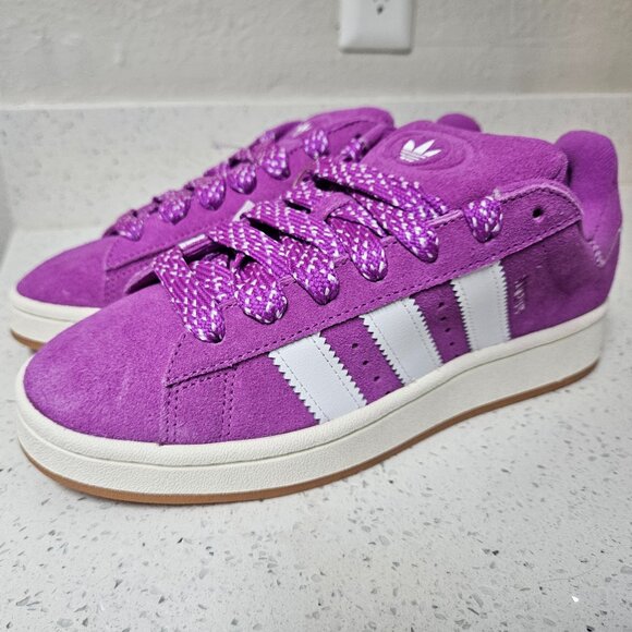 Adidas Shoes - Adidas Campus 00s New Without Box Womens Size 9.5 Purple Burst Cloud White